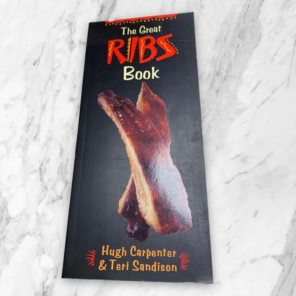 Book The Great Ribs Book Cookbook by Hugh Carpenter & Teri Sandison BBQ